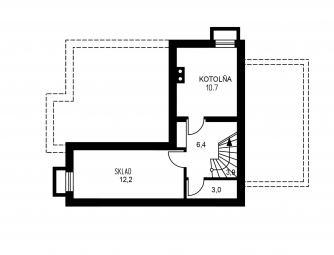 Floor plan of basement - PREMIER 93
